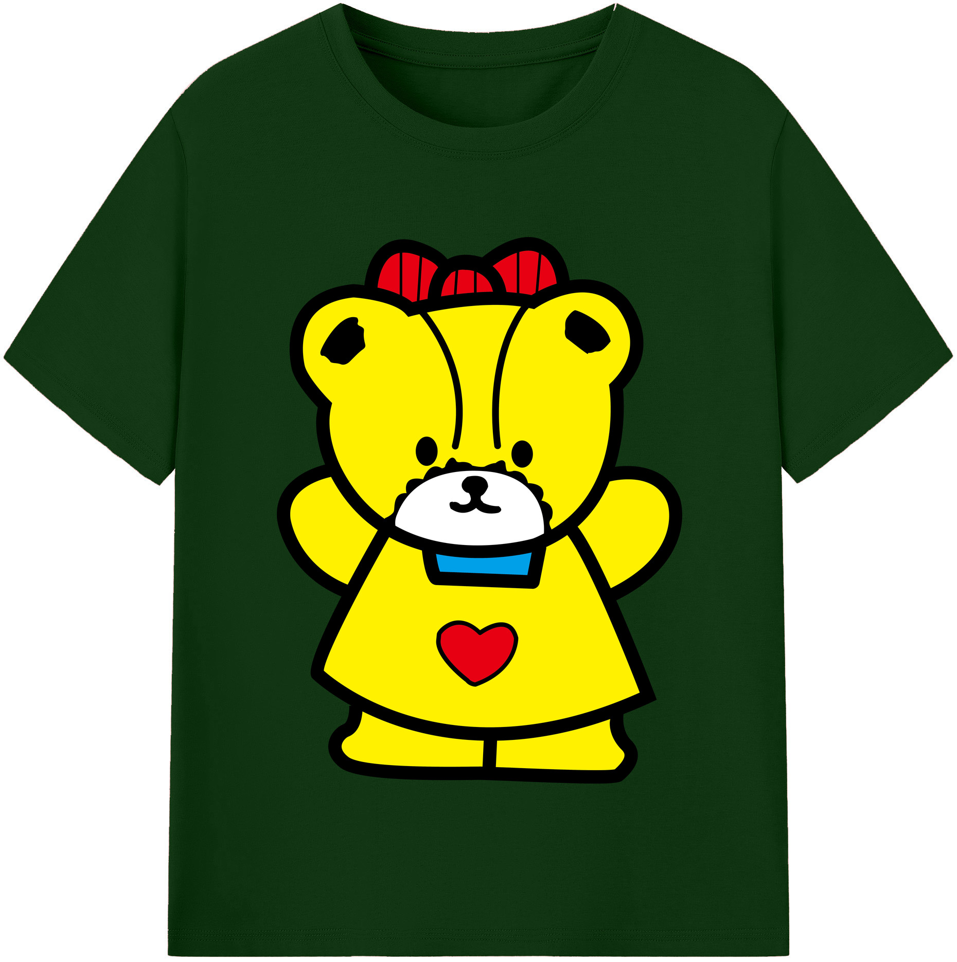 （画像用） Hello Kitty ハローキティ 綿100％半袖Tシャツ（フロントプリント）